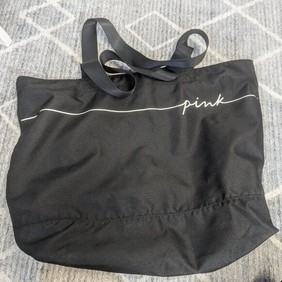 Victoria's Secret Pink Weekender Tote Bag in Black - Picture 3 of 11
